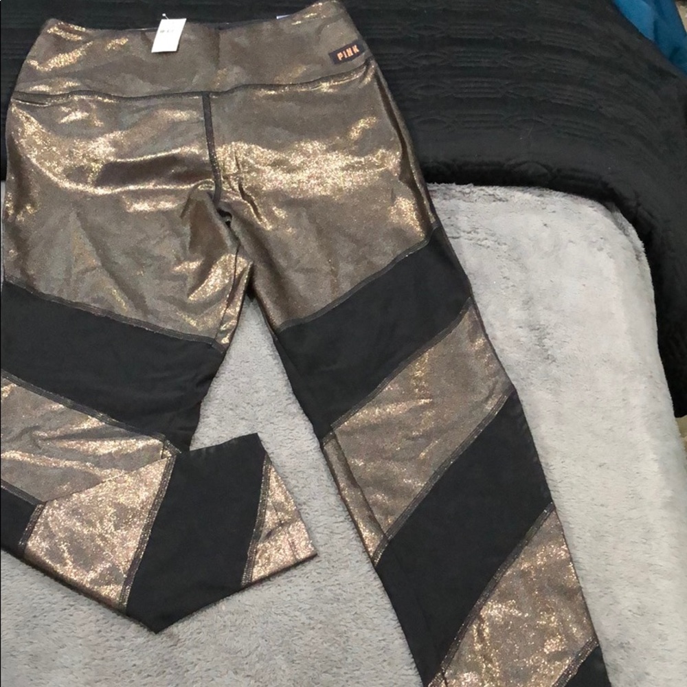 VS Ultimate Yoga Leggings Metallic Bronze